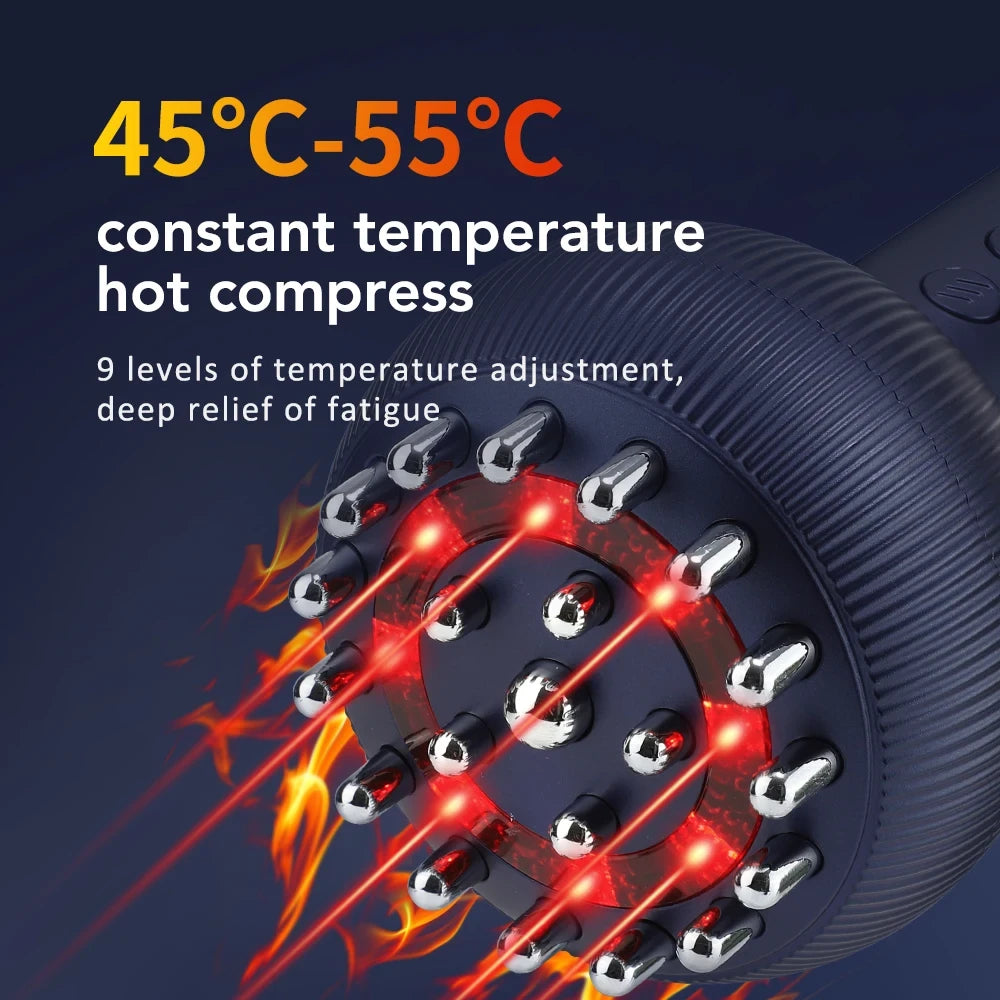 Electric Heated Meridian Massage Brush